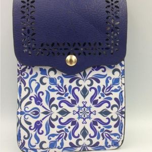 Cross Body Floral Cell Phone Case & Purse